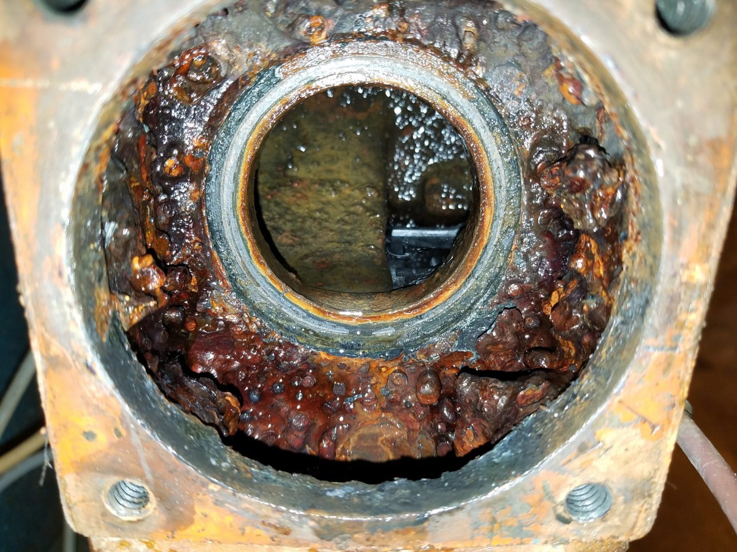 bruner d180 scaled valve, industrial softener scaling, bruner d180 valve replacement