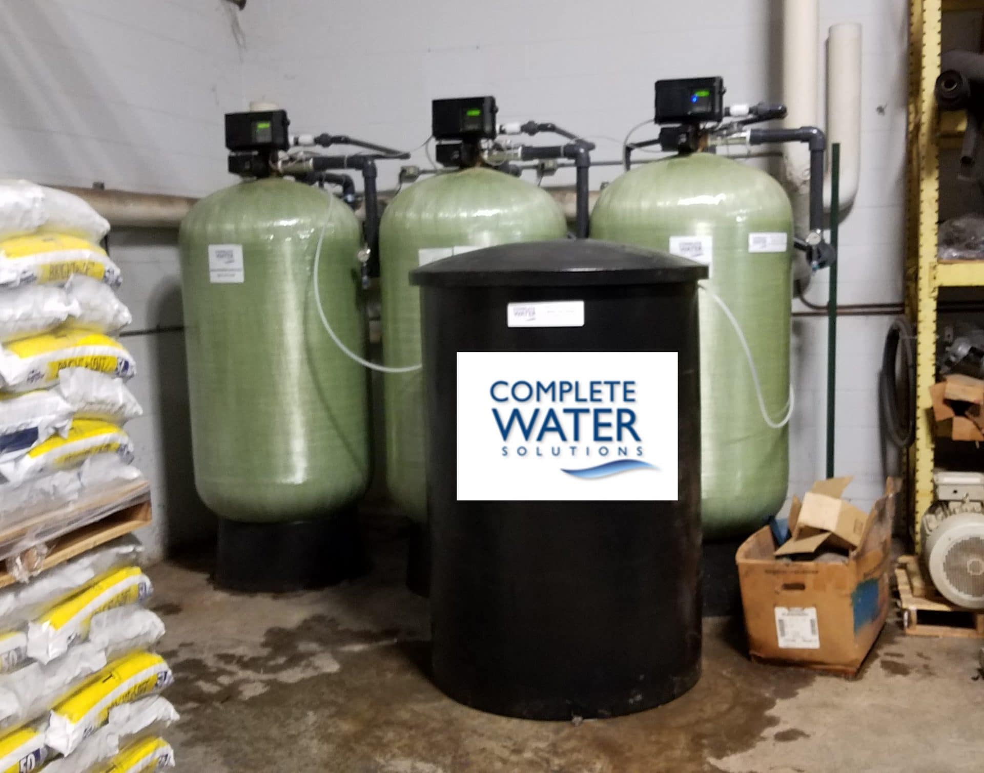 complete water solutions, industrial water softener, industrial water softener upgrade