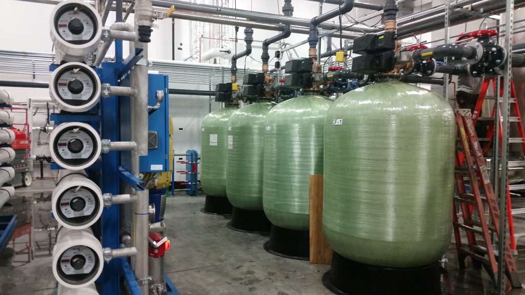 Quad Softener System, 400 gpm water softener, How Much Salt Does An Industrial Softener Use